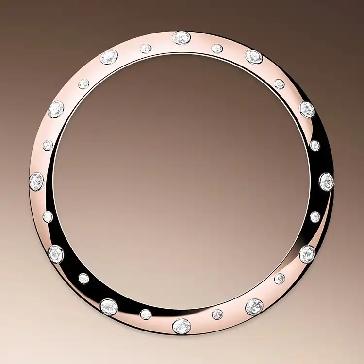 Bezel bertatahkan berlian