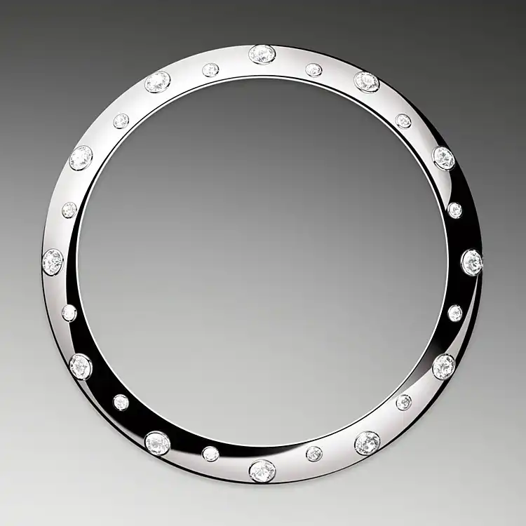 Bezel bertatahkan berlian