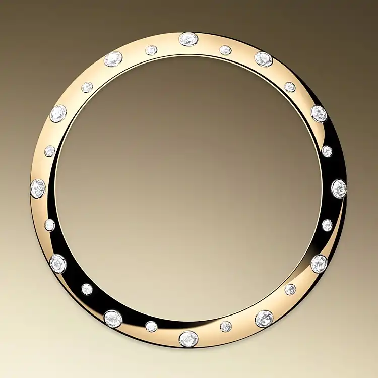 Bezel bertatahkan berlian